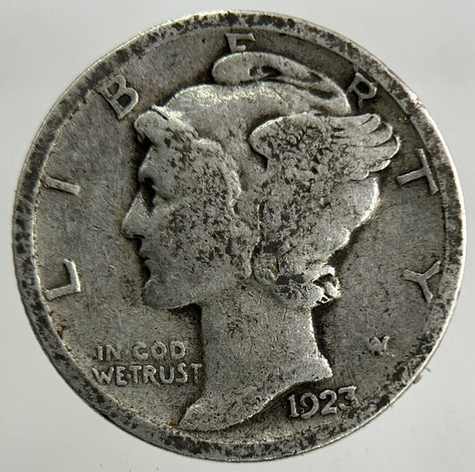 1923 US USA Mercury Dime Silver Coin | Collectable Grade