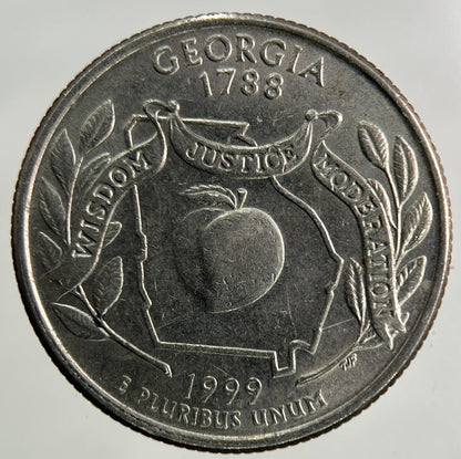 1999 US USA Quarter Dollar Coin | Fine Collectable Grade