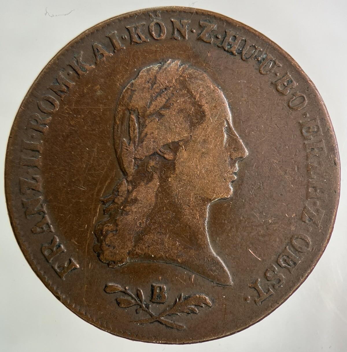 1800 Austria 6 Kreuzer Coin | Fine Collectable Grade