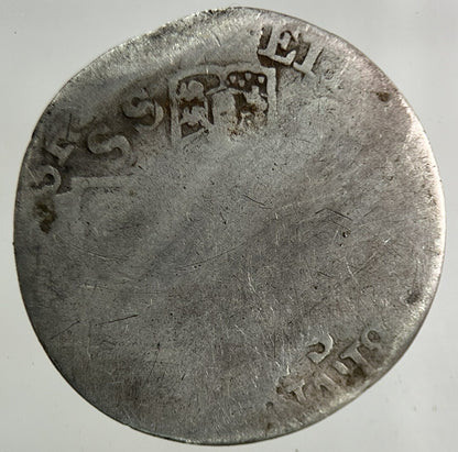 British George I 1st Sixpence Silver Coin | Fair Grade