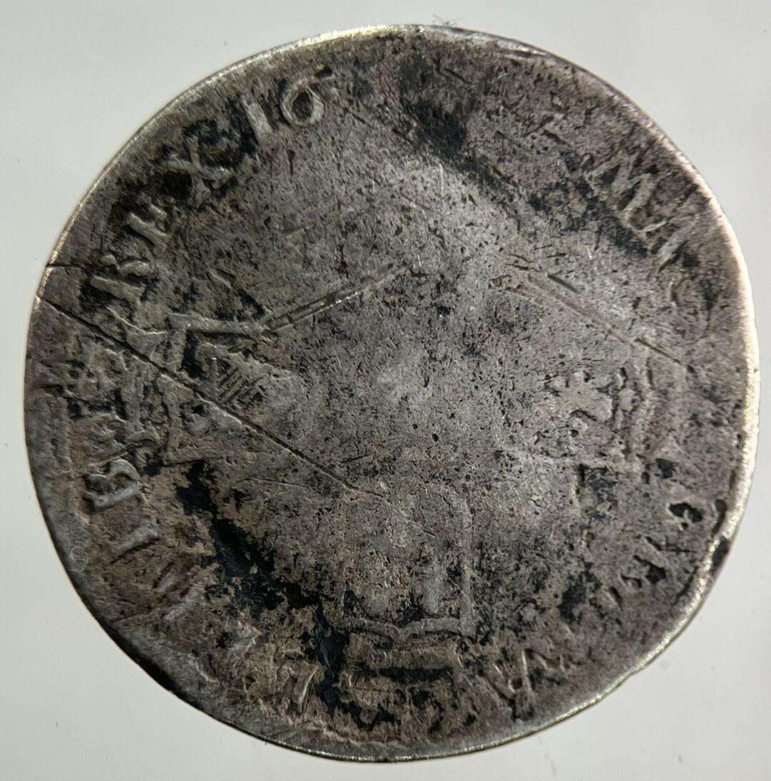 British William III 3rd Sixpence Silver Coin | Fair Grade