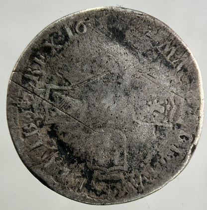 British William III 3rd Sixpence Silver Coin | Fair Grade