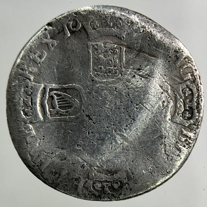 British William III 3rd Sixpence Silver Coin | Fair Grade