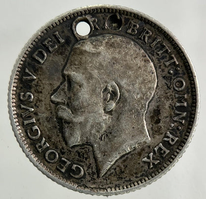 1914 George V Sixpence Silver Coin | Very High Grade