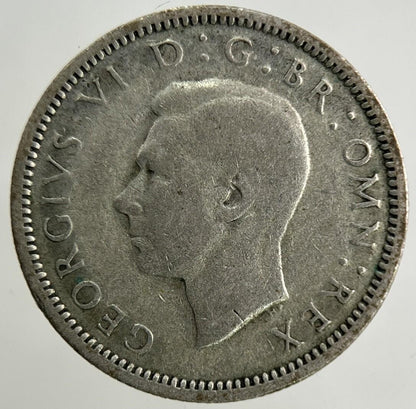1942 George VI Sixpence Silver Coin | Fine Collectable Grade