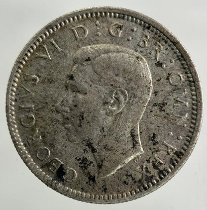 1942 George VI Sixpence Silver Coin | Fine Collectable Grade