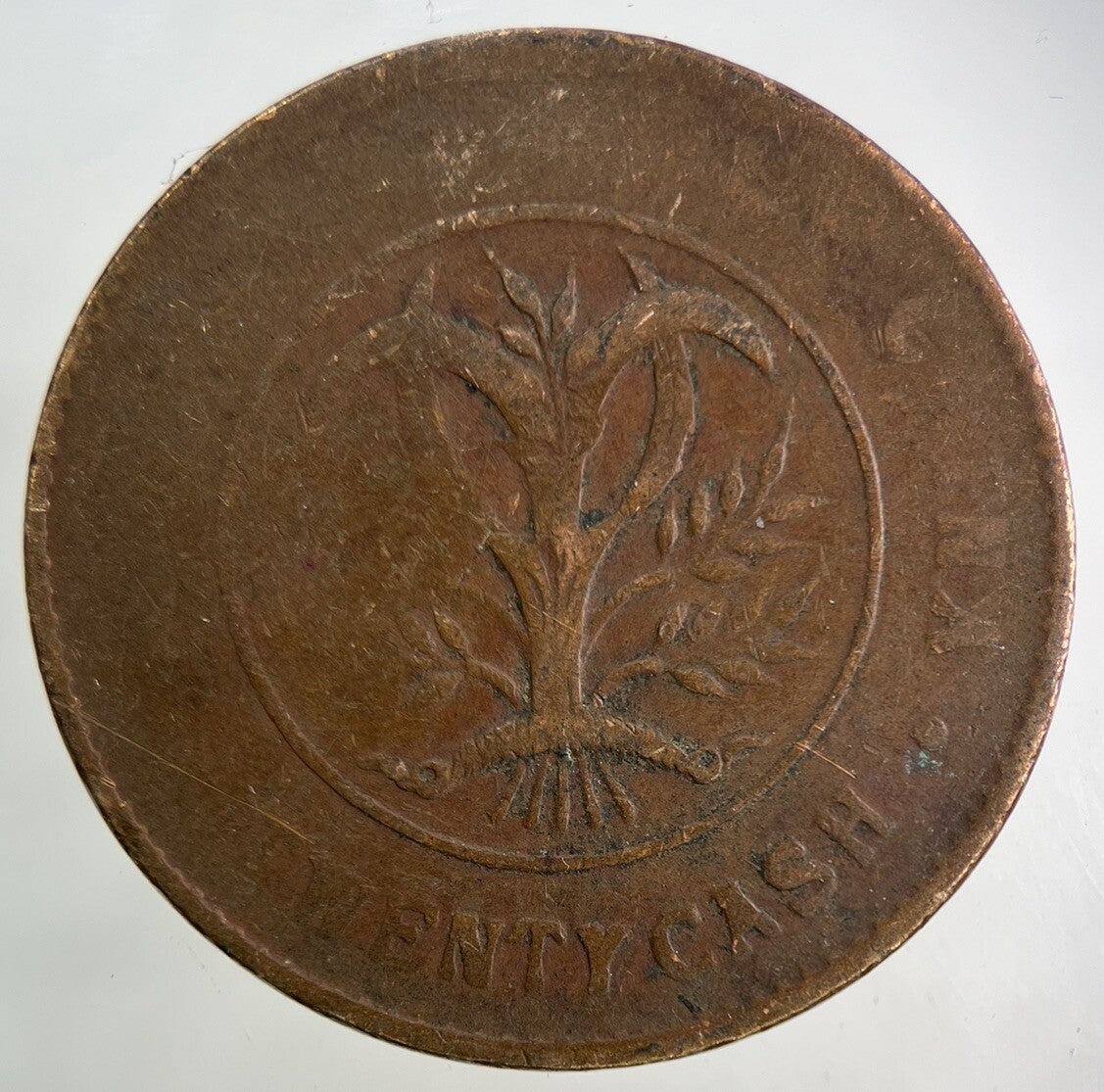 Old Republic Of China 20 Cash Coin | Collectable Grade