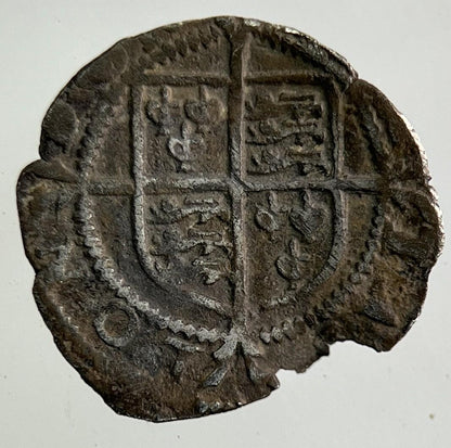 British Elizabeth I 1st Hammered Silver Penny Coin | Fine Collectable Grade