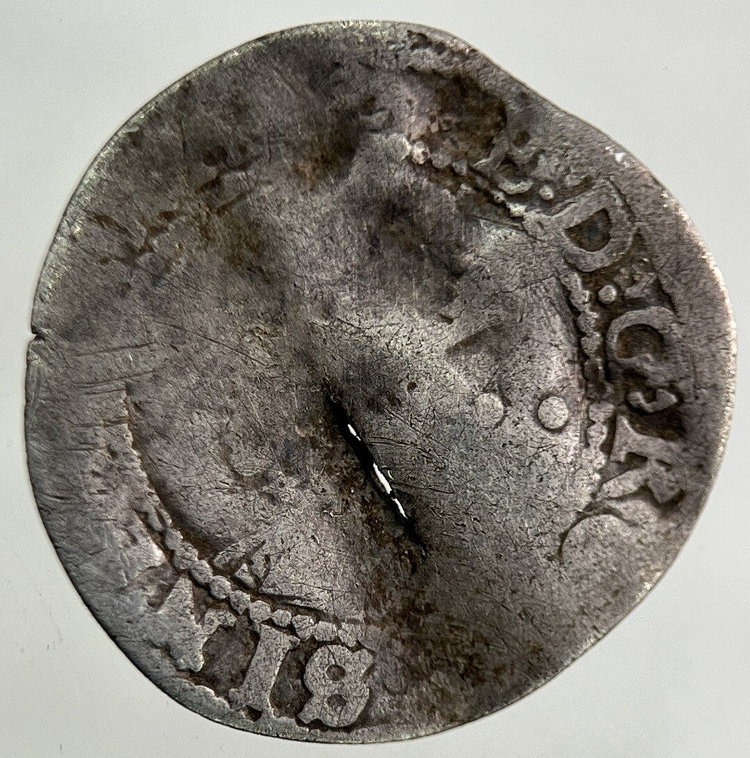 British Elizabeth I 1st Hammered Silver Half-Groat Coin | Collectable Grade