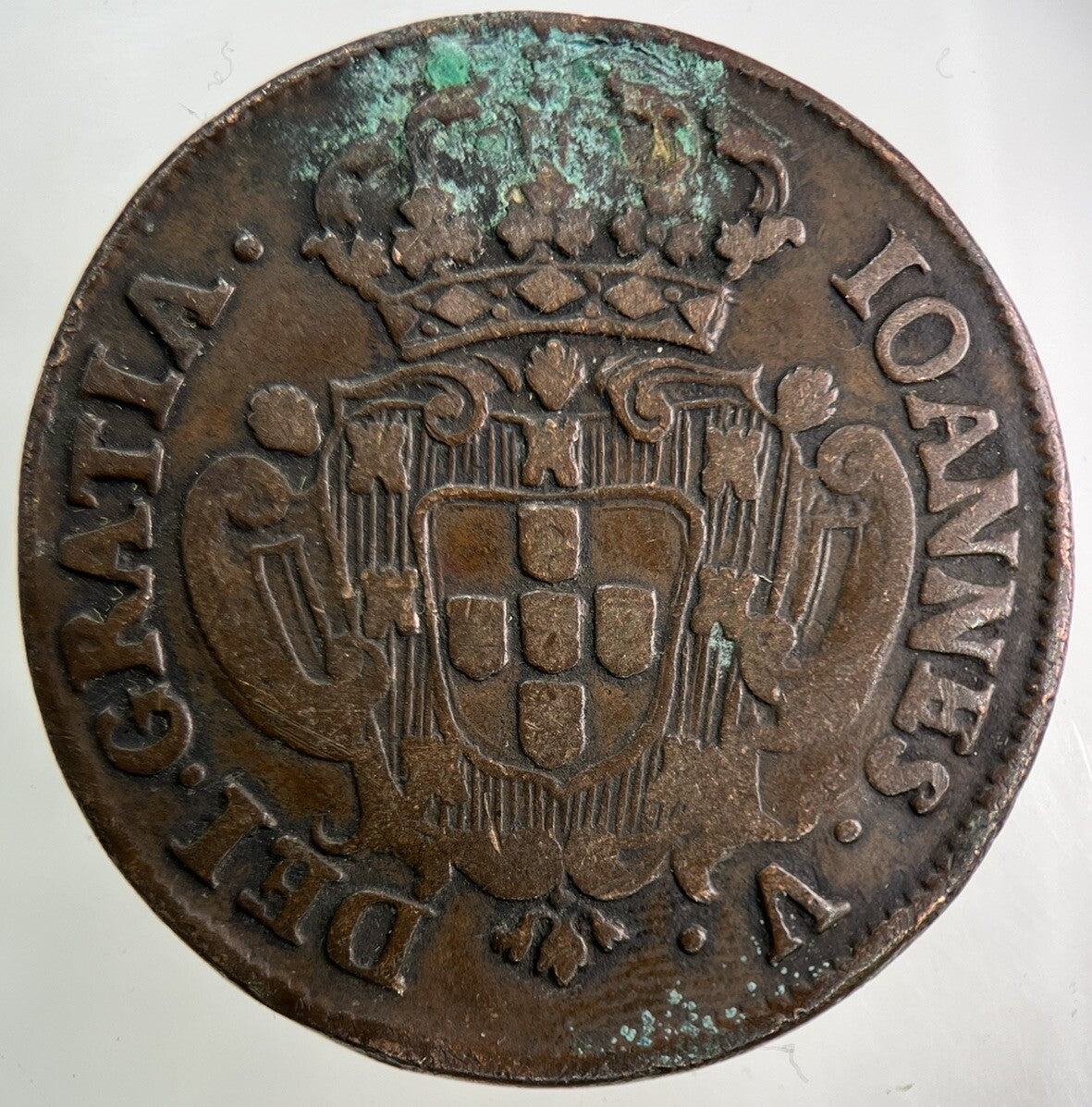 1749 Portugal 10 X Reis Coin | Fine Collectable Grade