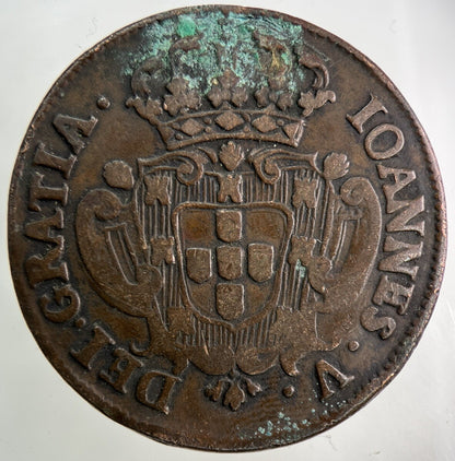 1749 Portugal 10 X Reis Coin | Fine Collectable Grade