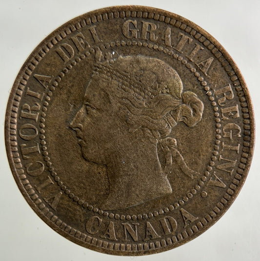 1886 Canada One Cent Coin | Fine Collectable Grade