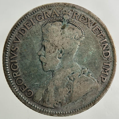 1929 Canada 25 Cents Silver Coin | Collectable Grade