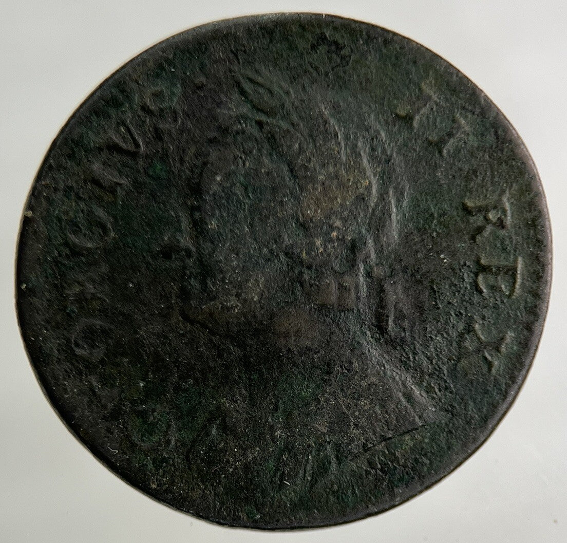 1754 George II 2nd Farthing Coin | Fine Collectable Grade