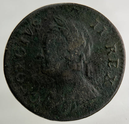 1754 George II 2nd Farthing Coin | Fine Collectable Grade