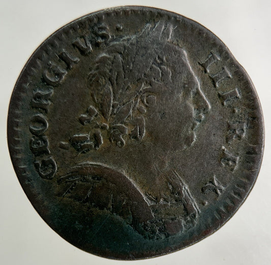 1773 George III 3rd Farthing Coin | Very High Grade