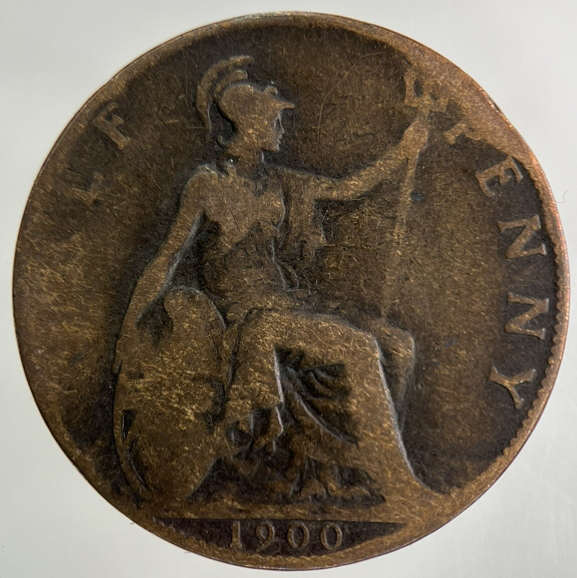 1900 Victoria Half-Penny Coin | Collectable Grade