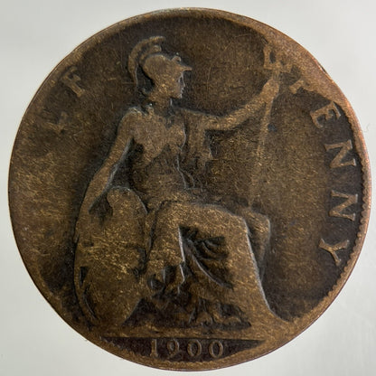 1900 Victoria Half-Penny Coin | Collectable Grade