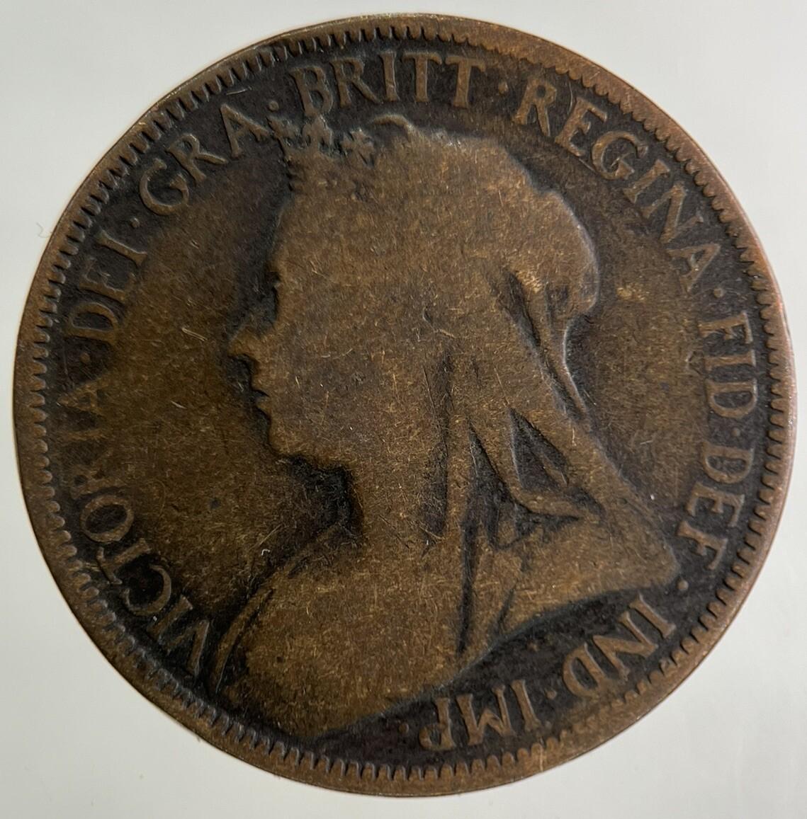 1900 Victoria Half-Penny Coin | Collectable Grade