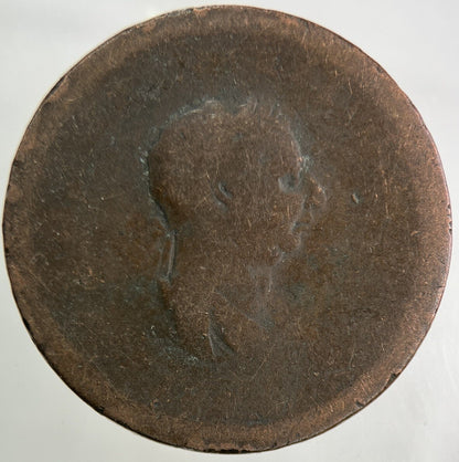 1807 George III 3rd Half-Penny Coin | Worn Grade