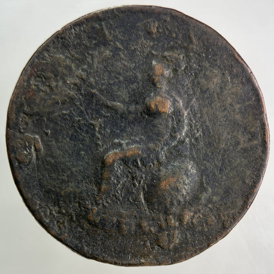 1799 George III 3rd Half-Penny Coin | Worn Grade