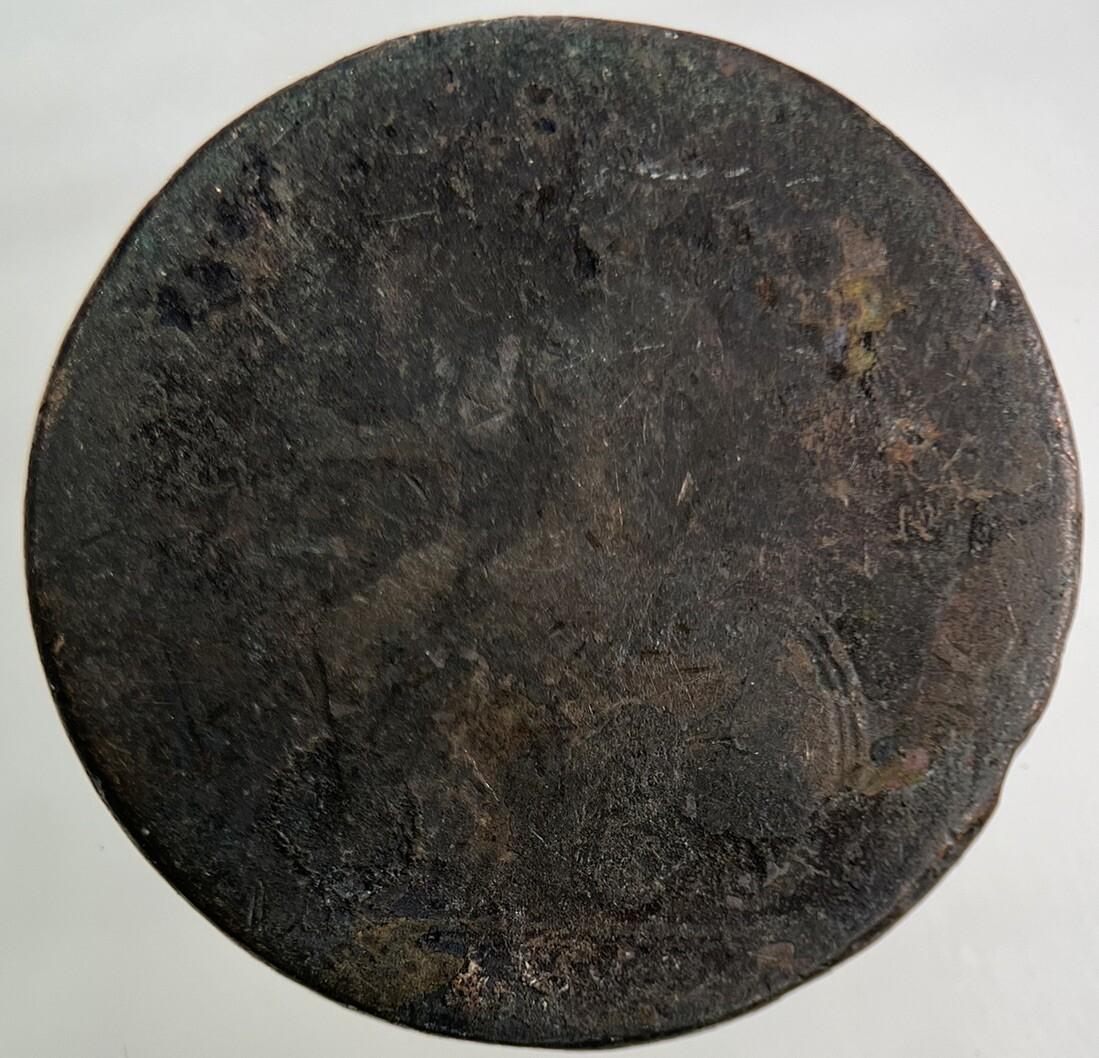 1754 George II 2nd Half-Penny Coin | Fair Grade