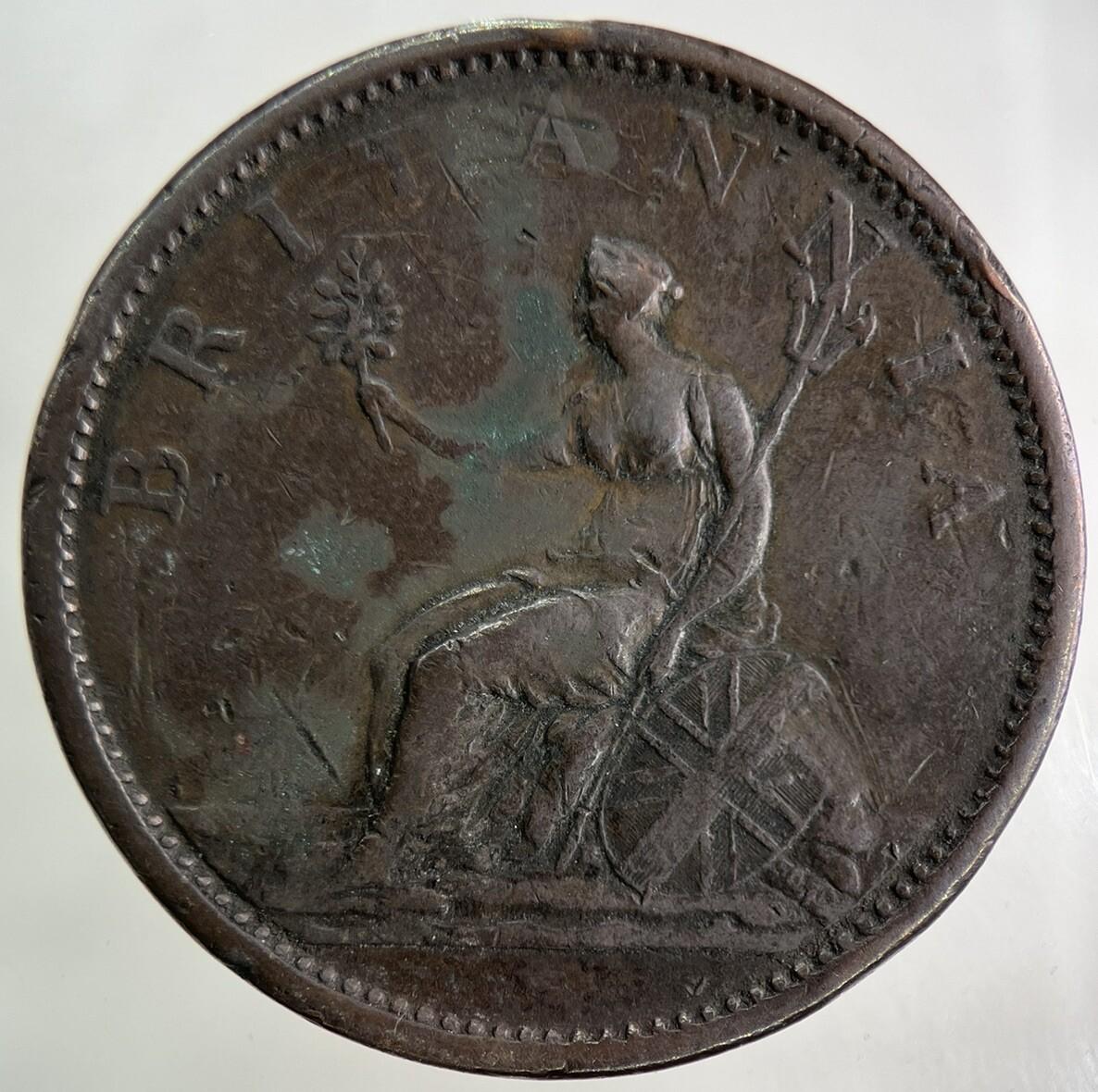 1807 George III 3rd One Penny Coin | Fine Collectable Grade