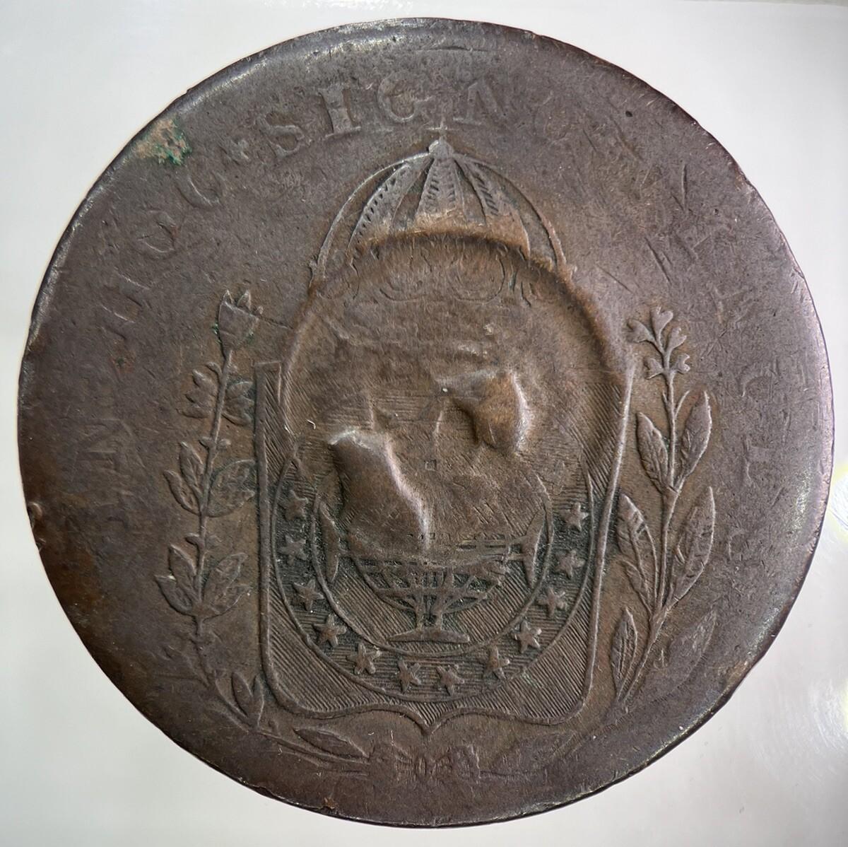 1829 Brazil 40 Reis Coin | Collectable Grade