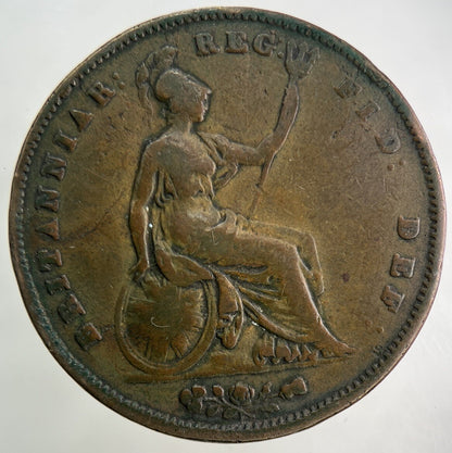 1855 Victoria One Penny Coin | Collectable Grade