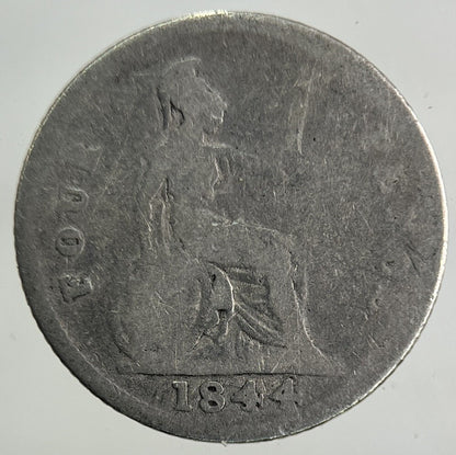 1844 Victoria Four-Pence Groat Silver Coin | Collectable Grade