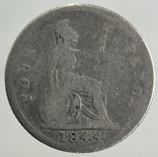 1844 Victoria Four-Pence Groat Silver Coin | Collectable Grade