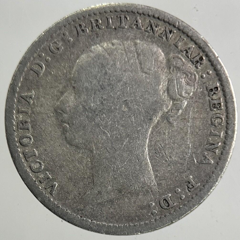 1886 Victoria Threepence Silver Coin | Fine Collectable Grade