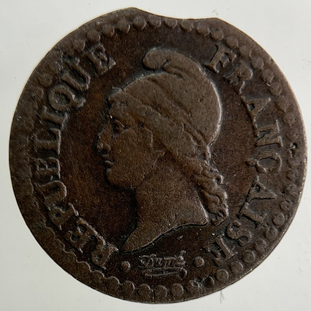 France Un 1 Centime L’an 7 Coin | Fine Collectable Grade
