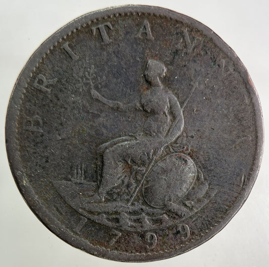 1799 George III 3rd Half-Penny Coin | Collectable Grade
