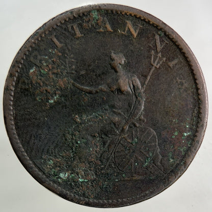 1807 George III 3rd Half-Penny Coin | Fine Collectable Grade