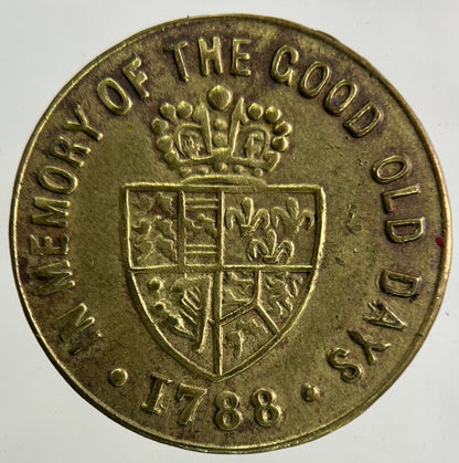 1788 George III 3rd Gaming Token Coin | Very High Grade