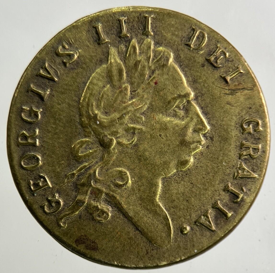 1788 George III 3rd Gaming Token Coin | Very High Grade