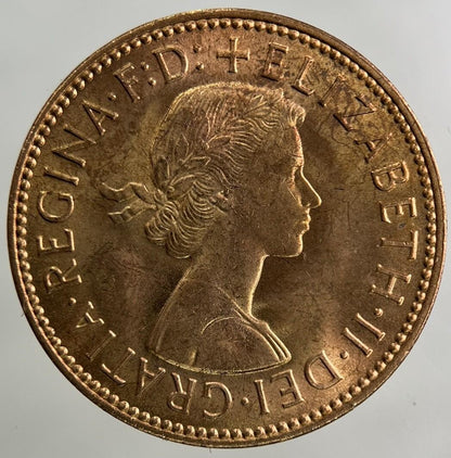 1966 Elizabeth II 2nd Half-Penny Coin | Very Fine Grade