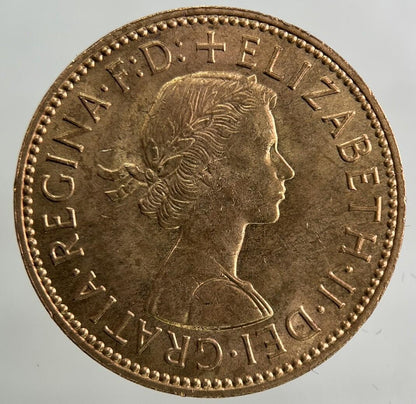1966 Elizabeth II 2nd Half-Penny Coin | Very Fine Grade