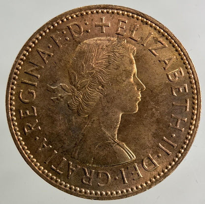 1966 Elizabeth II 2nd Half-Penny Coin | Very Fine Grade