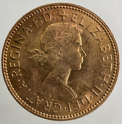1966 Elizabeth II 2nd Half-Penny Coin | Very Fine Grade