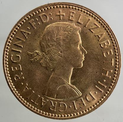 1966 Elizabeth II 2nd Half-Penny Coin | Very Fine Grade