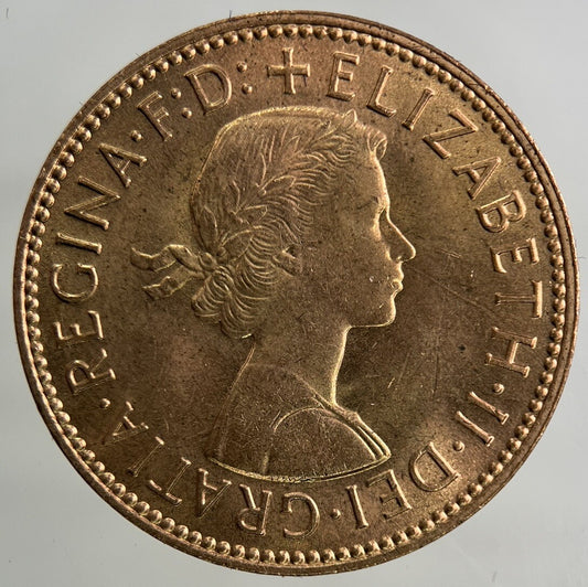 1966 Elizabeth II 2nd Half-Penny Coin | Very Fine Grade