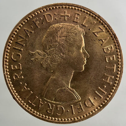 1966 Elizabeth II 2nd Half-Penny Coin | Very Fine Grade