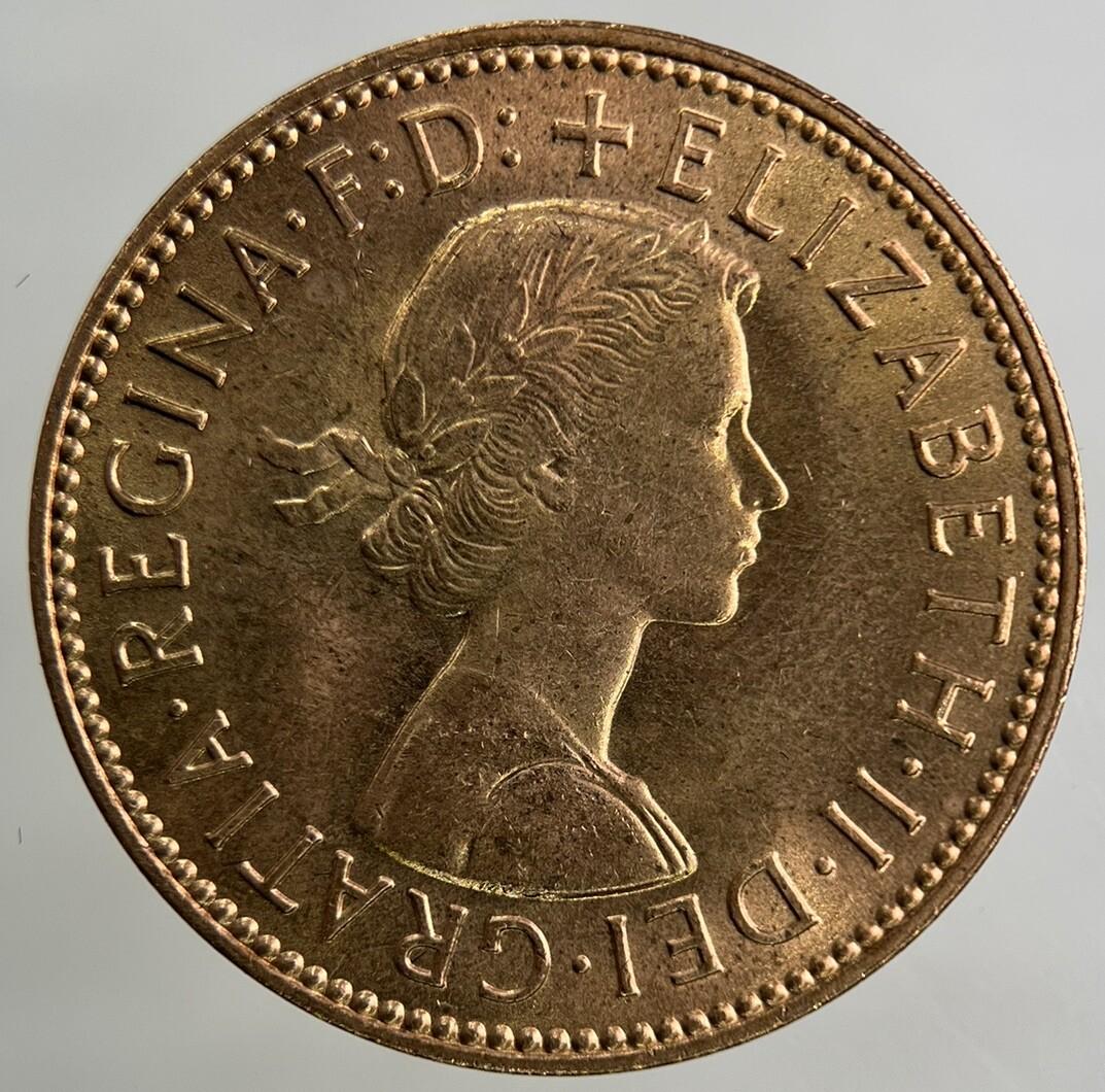 1966 Elizabeth II 2nd Half-Penny Coin | Very Fine Grade