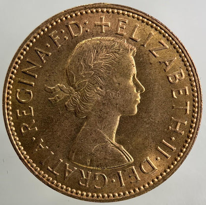 1966 Elizabeth II 2nd Half-Penny Coin | Very Fine Grade