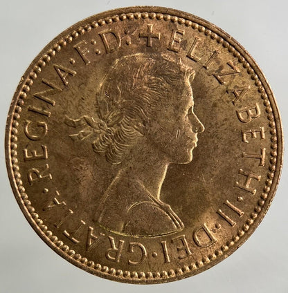 1966 Elizabeth II 2nd Half-Penny Coin | Very Fine Grade
