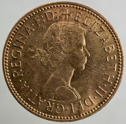 1966 Elizabeth II 2nd Half-Penny Coin | Very Fine Grade