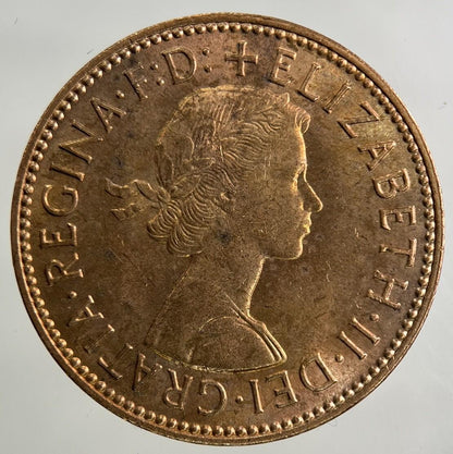 1966 Elizabeth II 2nd Half-Penny Coin | Very Fine Grade