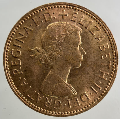 1966 Elizabeth II 2nd Half-Penny Coin | Very Fine Grade
